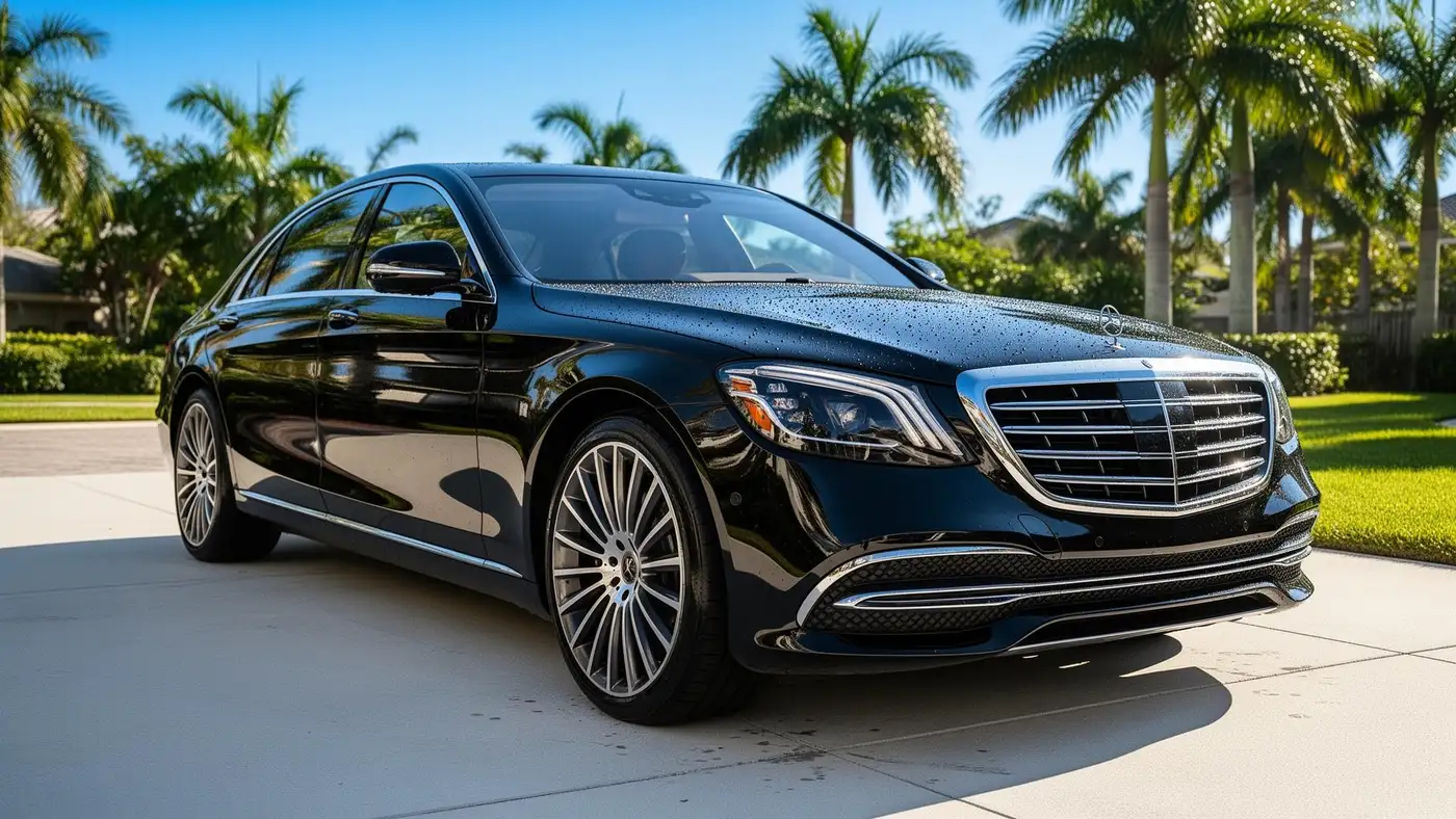 Freshly detailed luxury vehicle in Largo FL